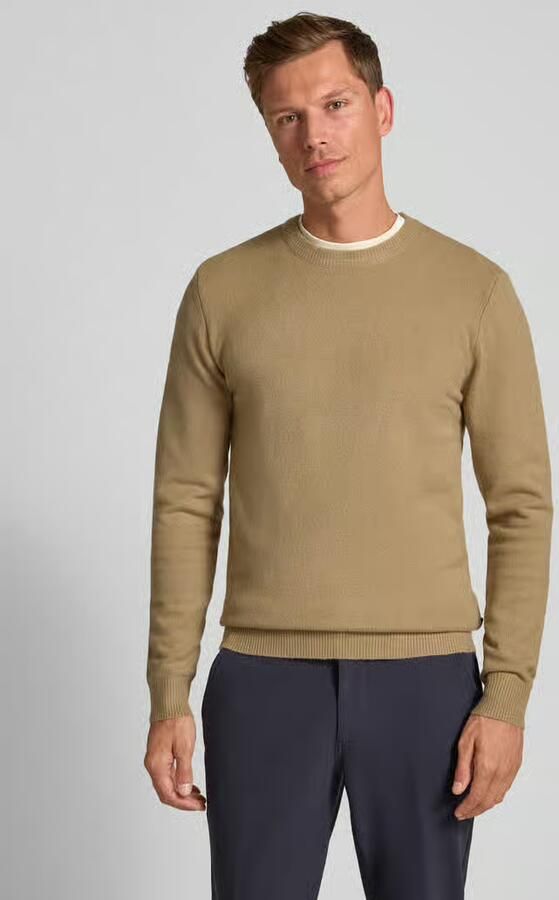 Casual friday Regular fit gebreide pullover met ronde hals model 'Heine' - Foto 2