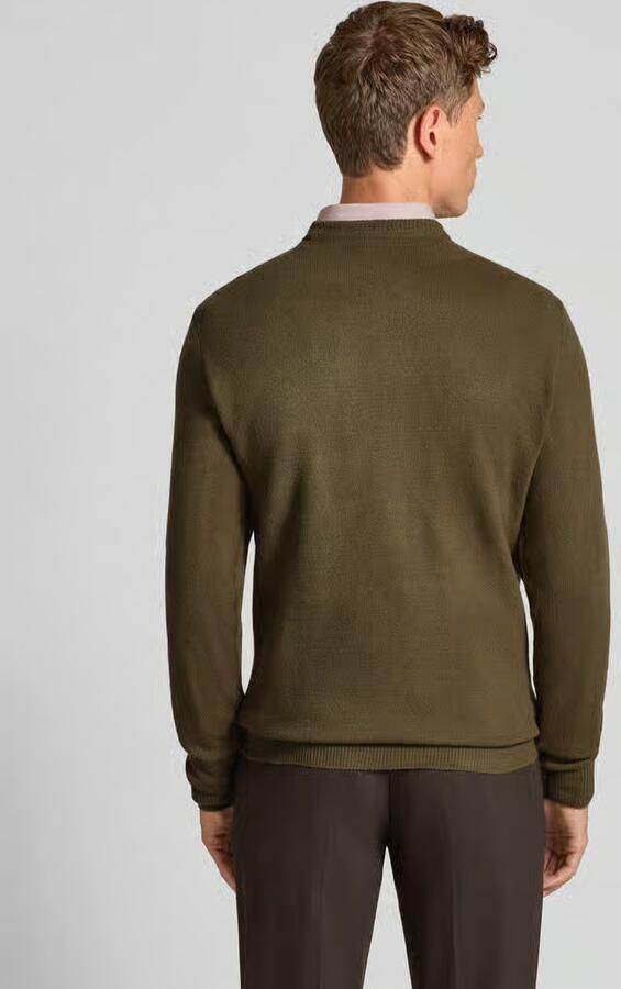 Casual friday Regular fit gebreide pullover met ronde hals model 'Heine'
