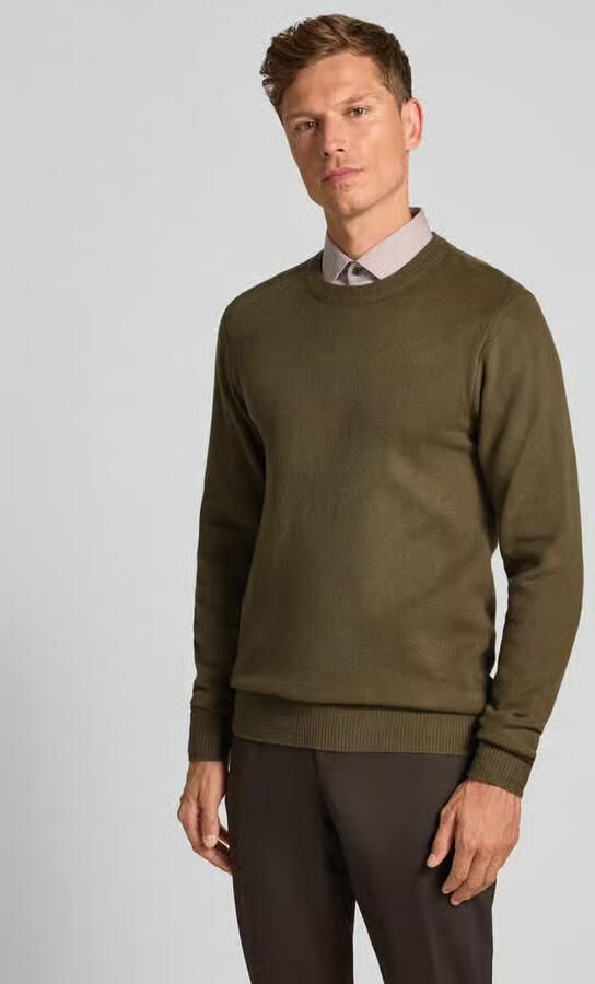 Casual friday Regular fit gebreide pullover met ronde hals model 'Heine' - Foto 2
