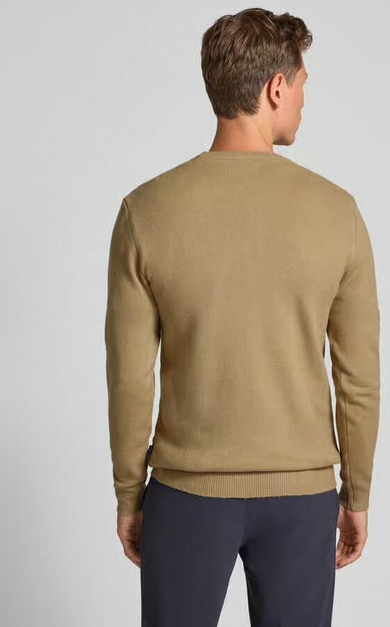Casual friday Regular fit gebreide pullover met ronde hals model 'Heine'
