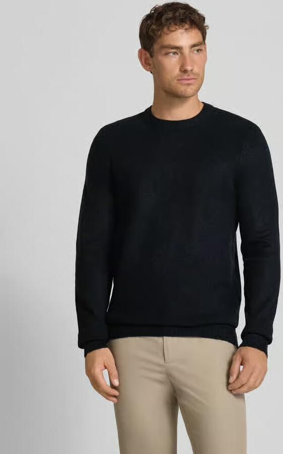 Casual friday Regular fit gebreide pullover met ronde hals model 'Heine' - Foto 2