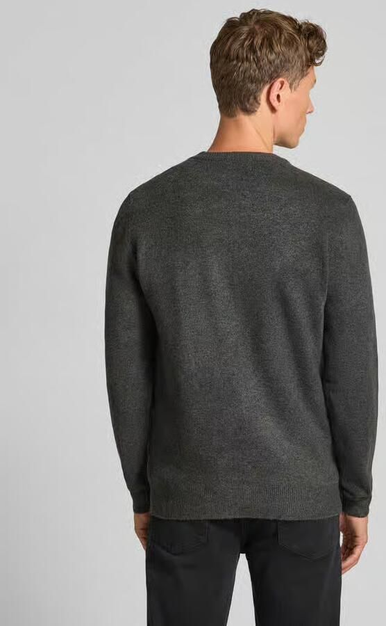 Casual friday Regular fit gebreide pullover met ronde hals model 'Heine'