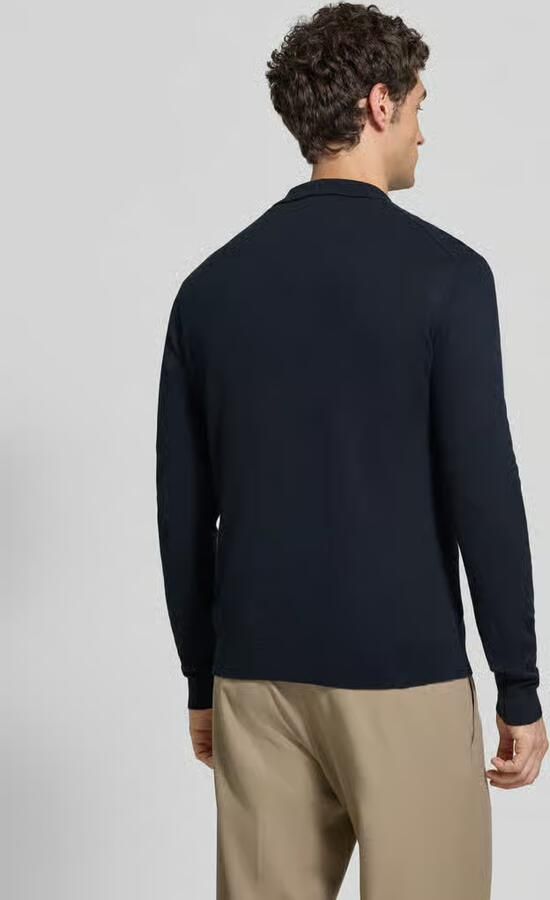 Casual friday Regular fit gebreide pullover van mix van katoen en kasjmier - Foto 3
