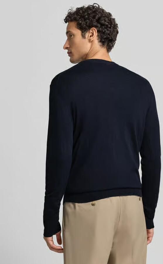 Casual friday Regular fit gebreide pullover van mix van katoen en kasjmier - Foto 2
