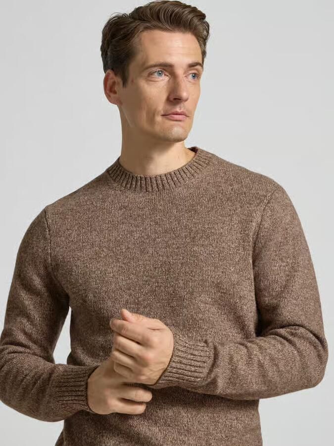 Casual friday Regular fit gebreide pullover van wolmix model 'ANTE' - Foto 2