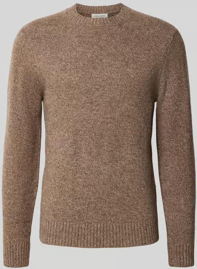 Casual friday Regular fit gebreide pullover van wolmix model 'ANTE'