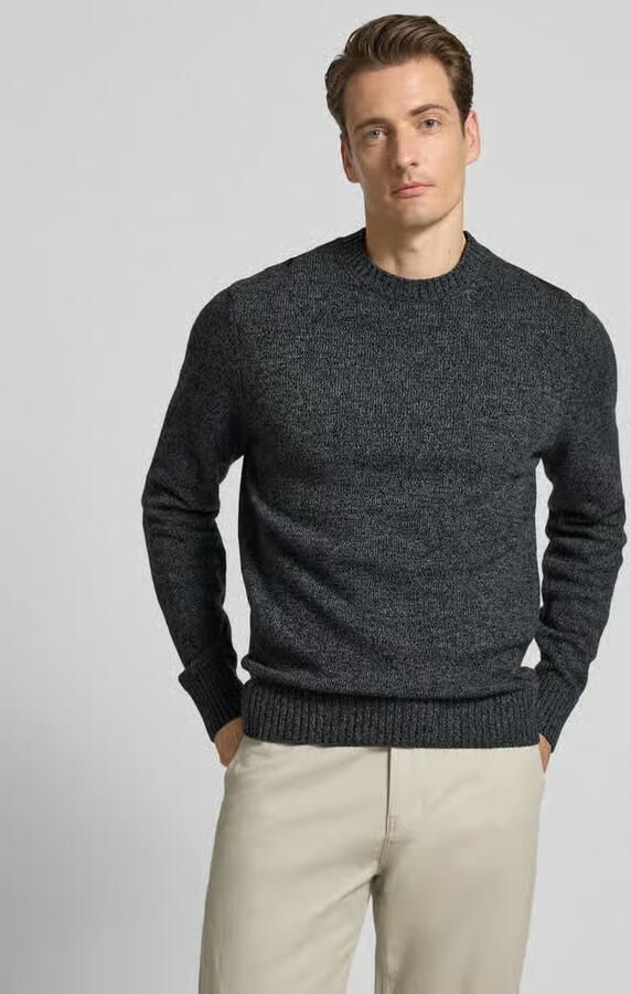 Casual friday Regular fit gebreide pullover van wolmix model 'ANTE' - Foto 2