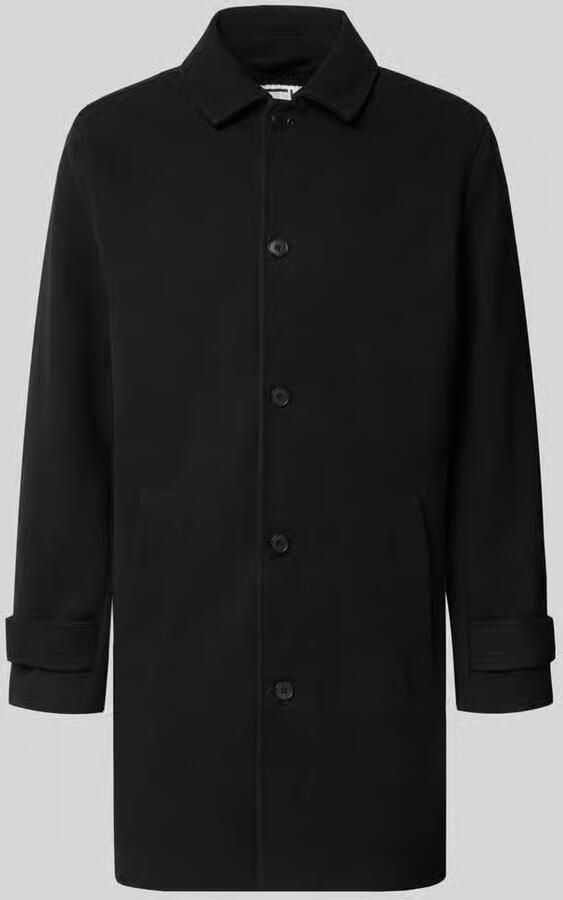 Casual friday Regular fit lange jas met knoopsluiting model 'HERSNAP'