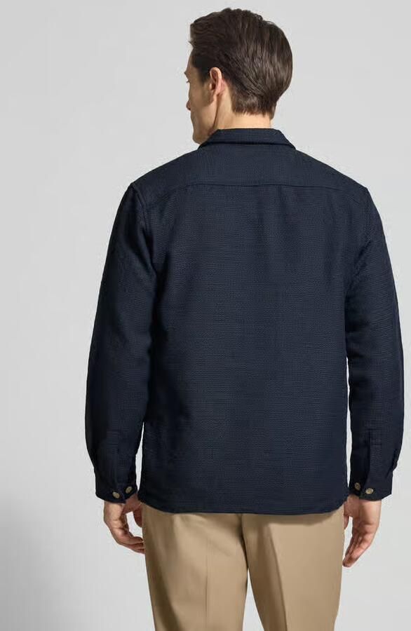 Casual friday Regular fit overhemdjack met borstzak model 'Matt'