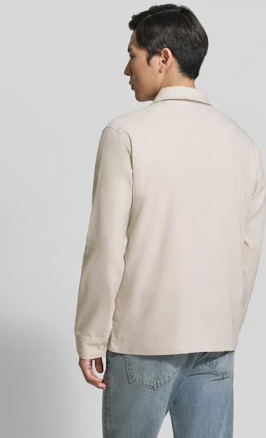 Casual friday regular fit overhemdjack met kentkraag model 'BRO' - Foto 3