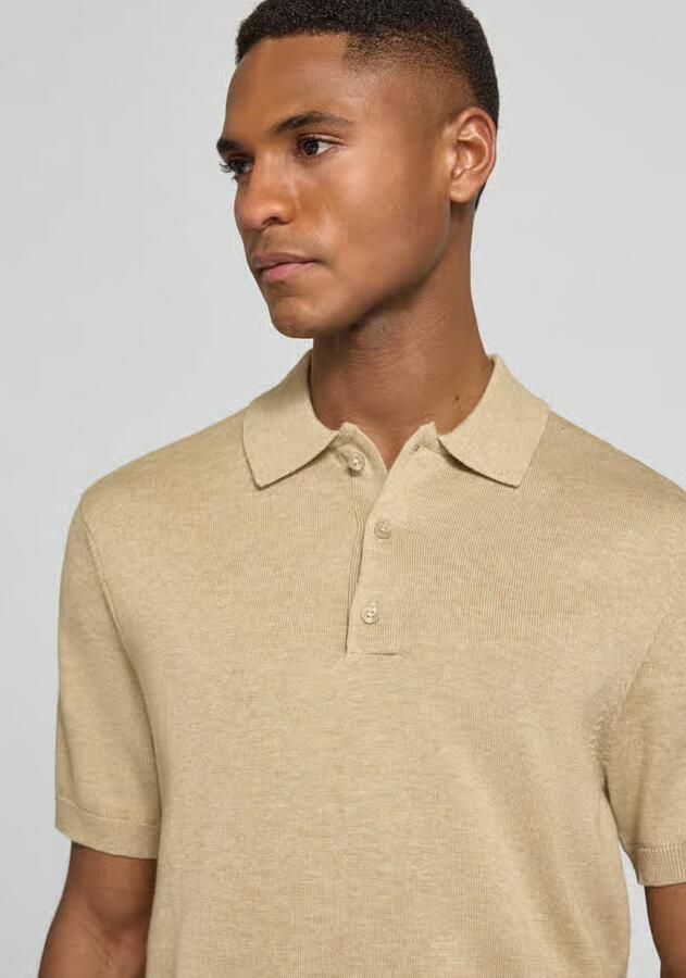 Casual friday regular fit poloshirt met knoopsluiting model 'BELLS'