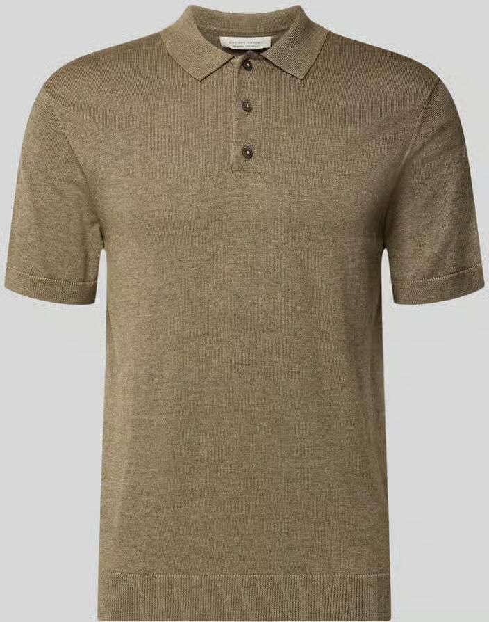 Casual friday regular fit poloshirt met knoopsluiting model 'BELLS'