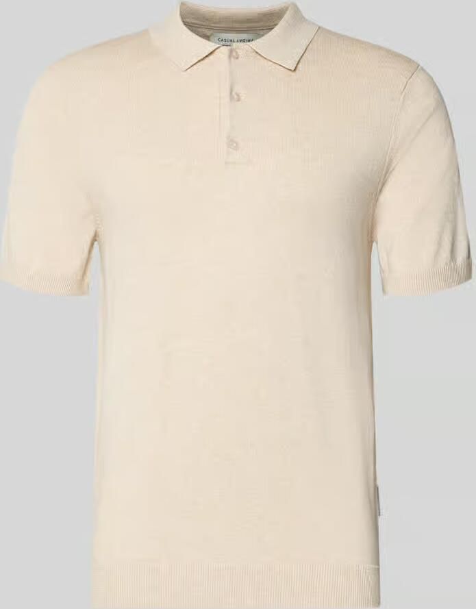 Casual friday regular fit poloshirt met knoopsluiting model 'BELLS'