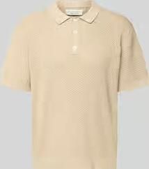 Casual friday regular fit poloshirt met labeldetail model 'ISAKSSON'