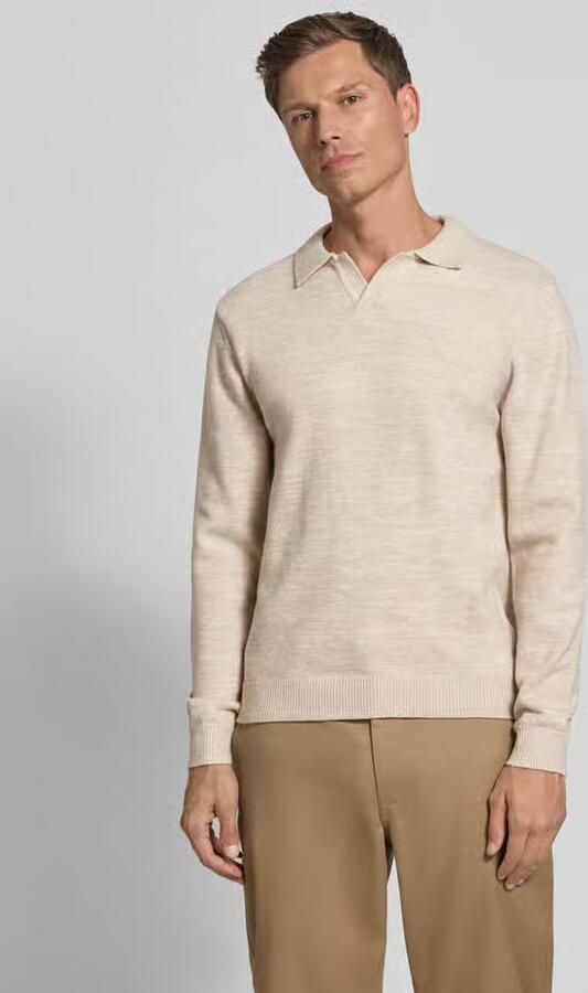 Casual friday Regular fit shirt met lange mouwen en polokraag model 'Karl' - Foto 2