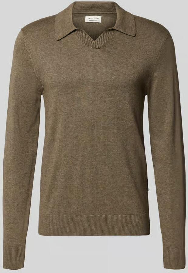 Casual friday Regular fit shirt met lange mouwen van lyocellmix model 'Bells'