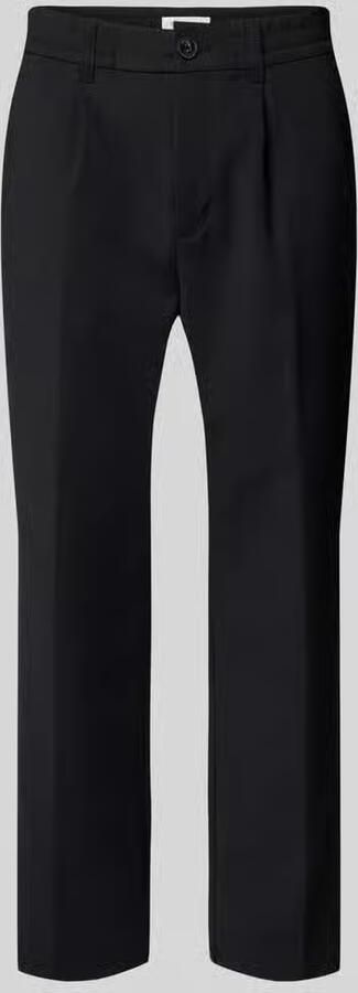 Casual friday Regular fit stoffen broek met bandplooien model 'Marc' - Foto 2