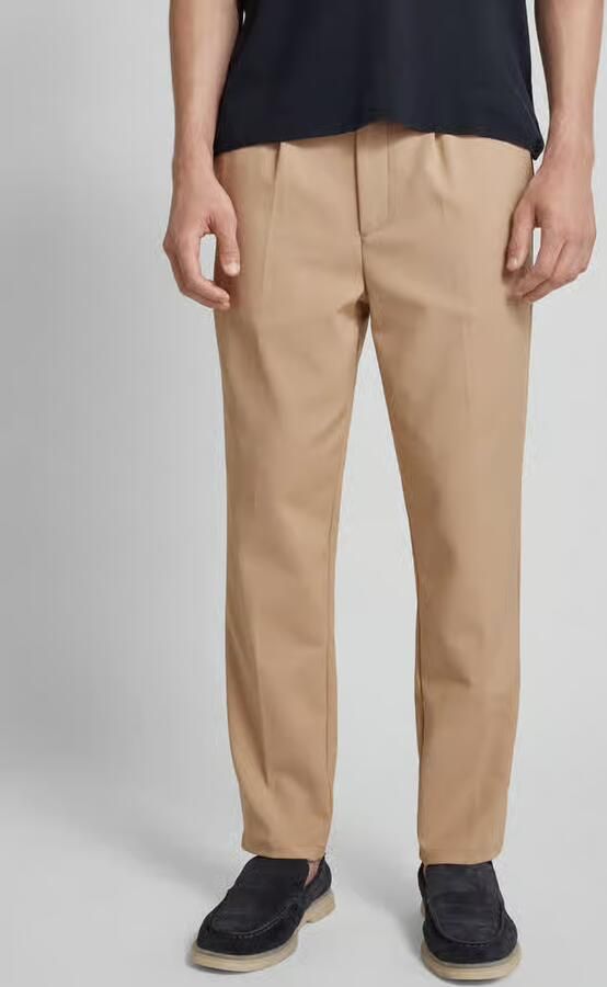 Casual friday Regular fit stoffen broek met bandplooien model 'Marc' - Foto 2