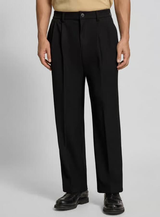 Casual friday regular fit stoffen broek met plooi aan de taille model 'Grant' - Foto 3