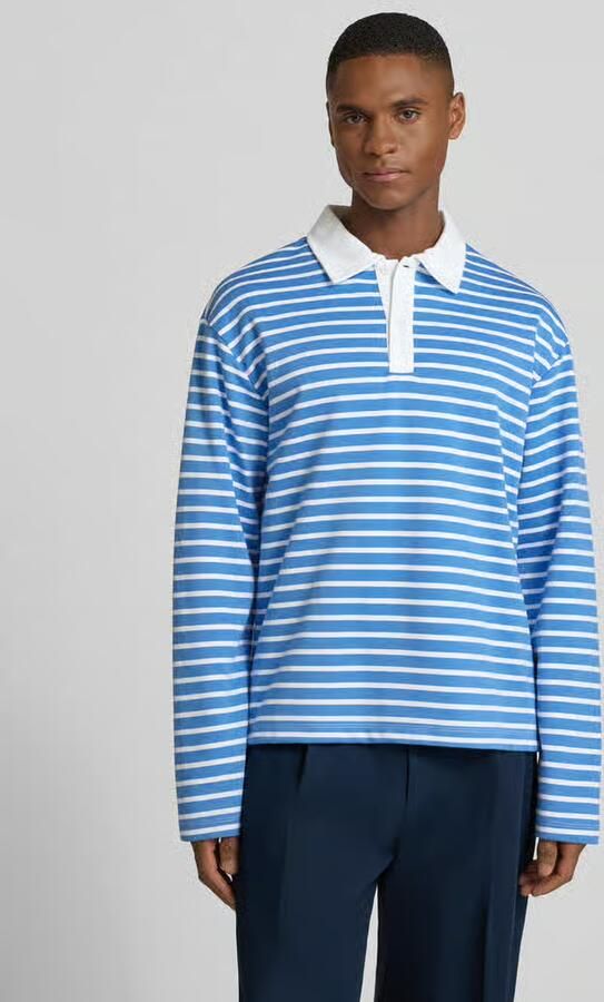 Casual friday Relaxed fit Poloshirt met knoopsluiting Model 'PERSSON' - Foto 4
