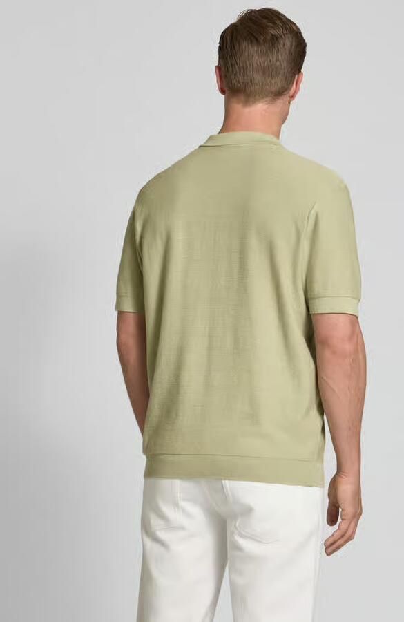 Casual friday Relaxed fit poloshirt met structuurmotief model 'EDWARD'