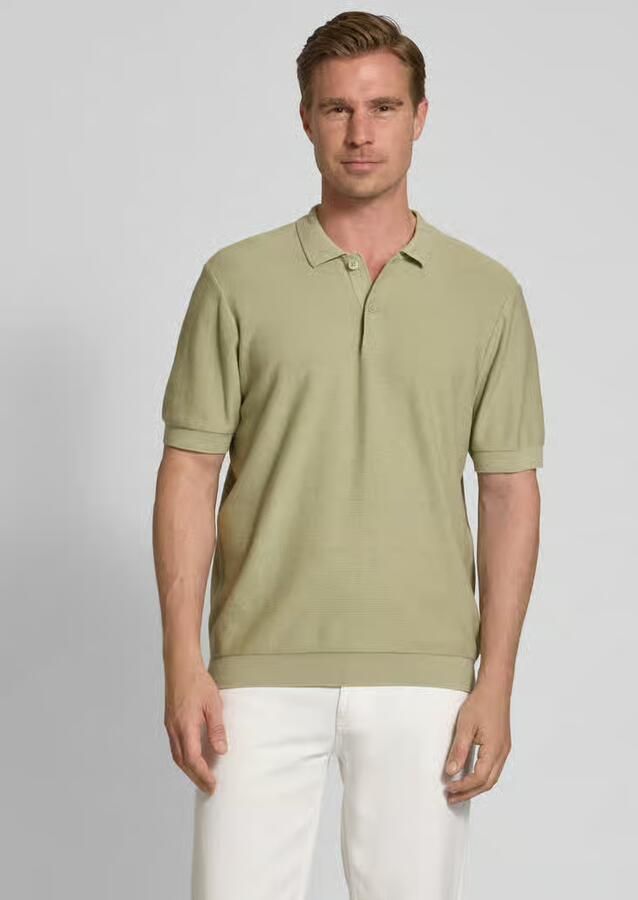 Casual friday Relaxed fit poloshirt met structuurmotief model 'EDWARD' - Foto 2