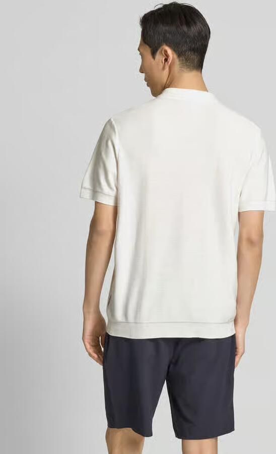 Casual friday Relaxed fit poloshirt met structuurmotief model 'EDWARD'