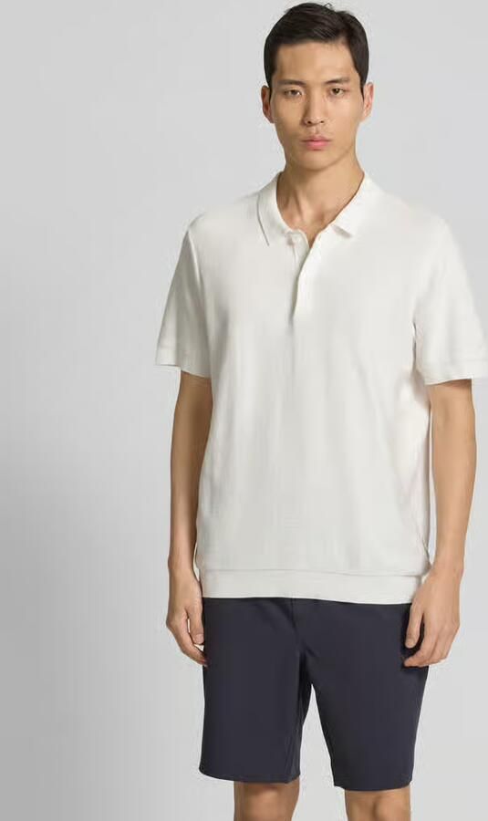 Casual friday Relaxed fit poloshirt met structuurmotief model 'EDWARD' - Foto 2