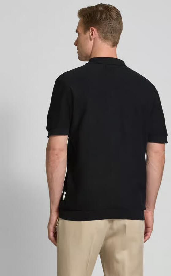 Casual friday Relaxed fit poloshirt met structuurmotief model 'EDWARD'