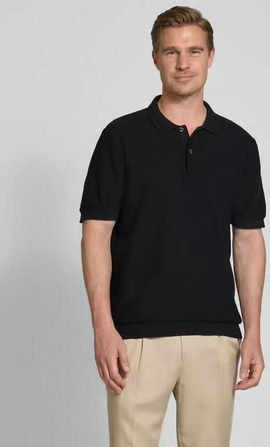 Casual friday Relaxed fit poloshirt met structuurmotief model 'EDWARD' - Foto 2