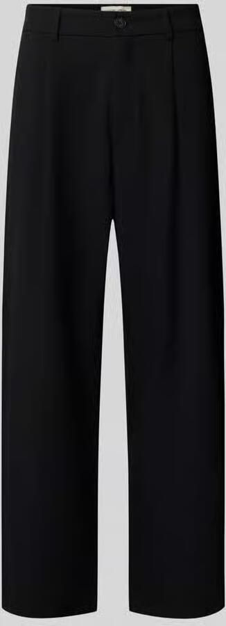 Casual friday Relaxed wide fit bandplooibroek model 'ASKE'