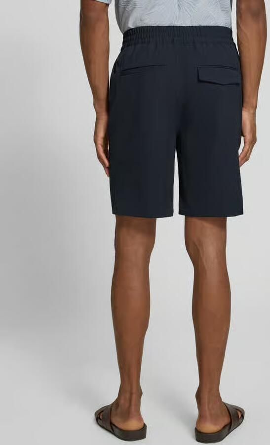 Casual friday Korte regular fit broek met elastische band model 'Samos' - Foto 4