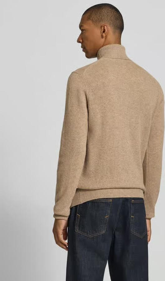 Casual friday Slim fit coltrui van wolmix model 'Karl' - Foto 2