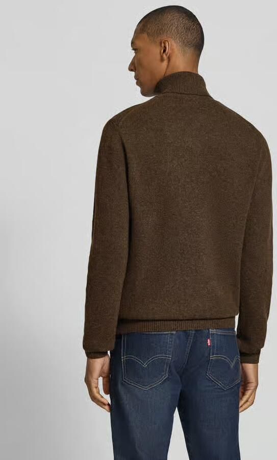 Casual friday Slim fit coltrui van wolmix model 'Karl' - Foto 2