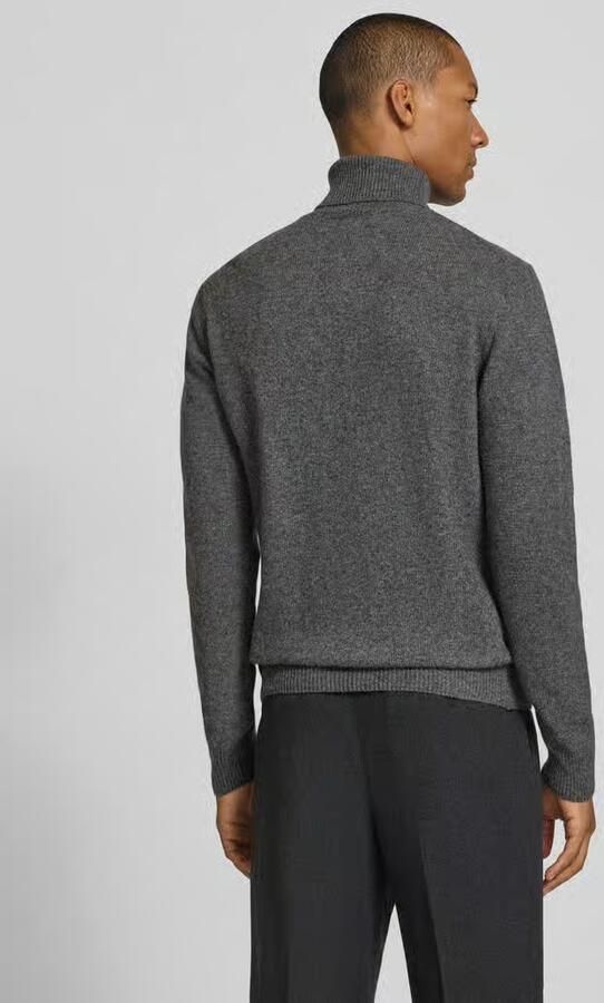 Casual friday Slim fit coltrui van wolmix model 'Karl' - Foto 2