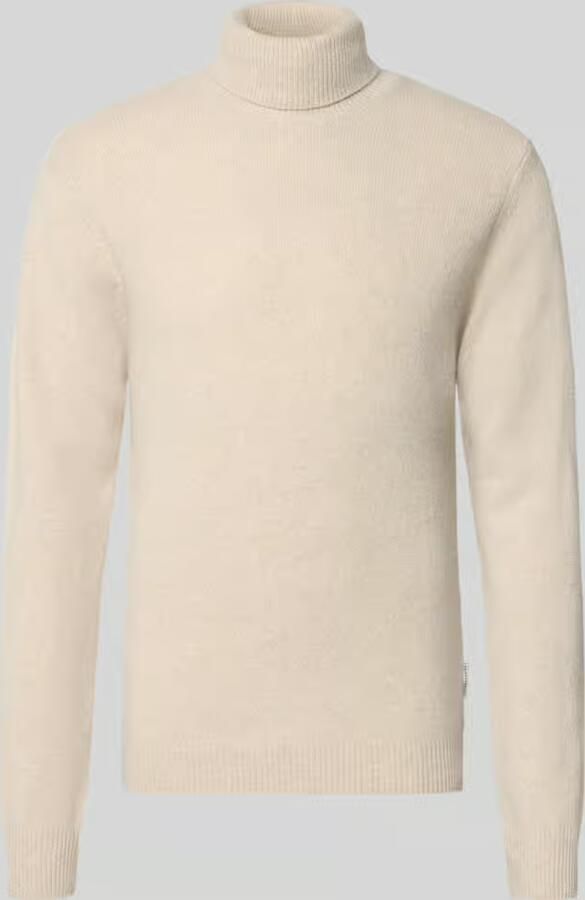 Casual friday Slim fit coltrui van wolmix model 'Karl' - Foto 2
