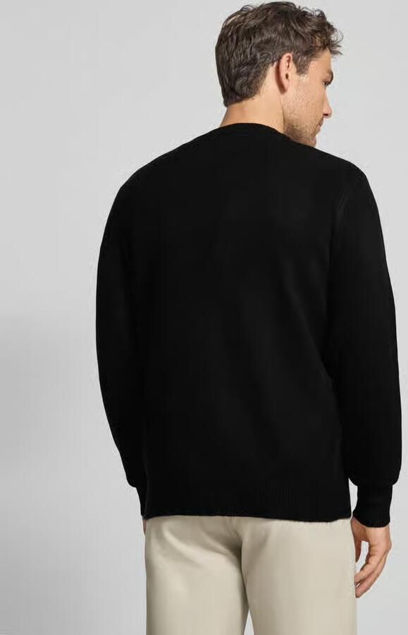 Casual friday Slim fit gebreid jack met V-hals model 'Heine'