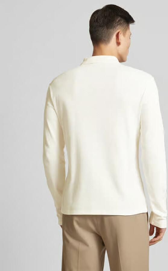 Casual friday Slim fit poloshirt met labeldetail model 'ELIAS'
