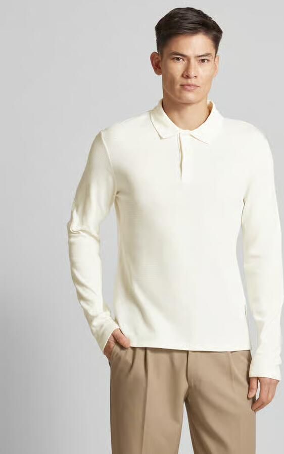 Casual friday Slim fit poloshirt met labeldetail model 'ELIAS' - Foto 2