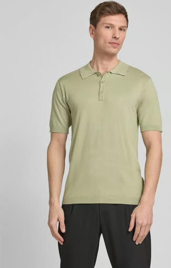 Casual friday Slim fit poloshirt met ribboorden model 'KARLO' - Foto 2