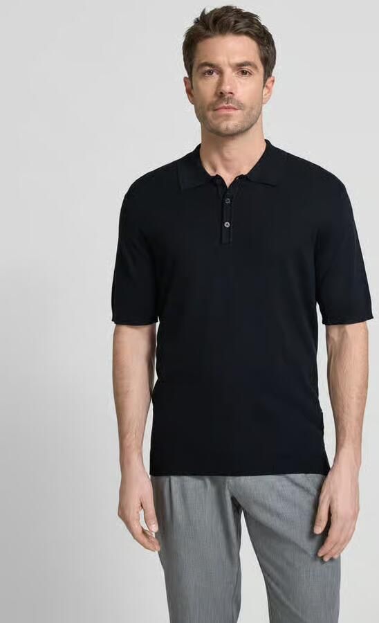 Casual friday Slim fit poloshirt met ribboorden model 'KARLO' - Foto 3