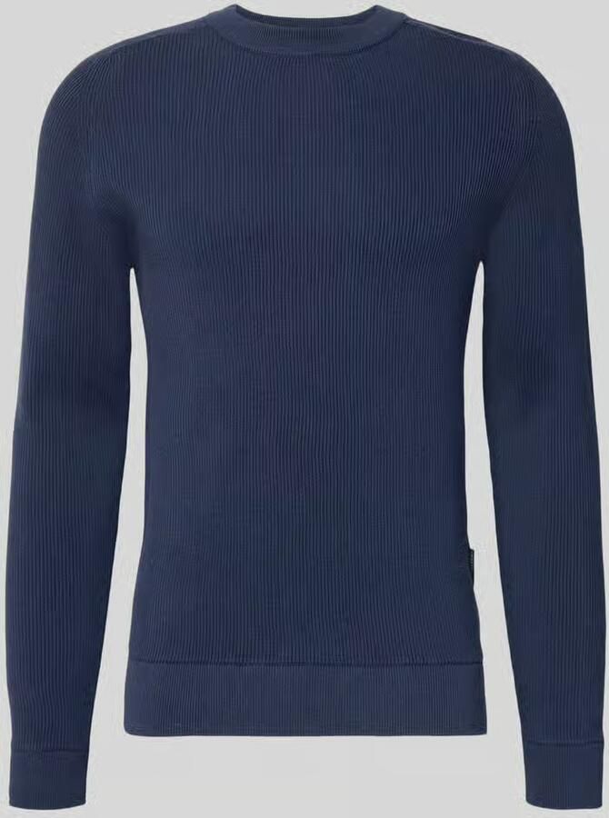 Casual friday Slim fit pullover in gebreide look model 'Nordin'