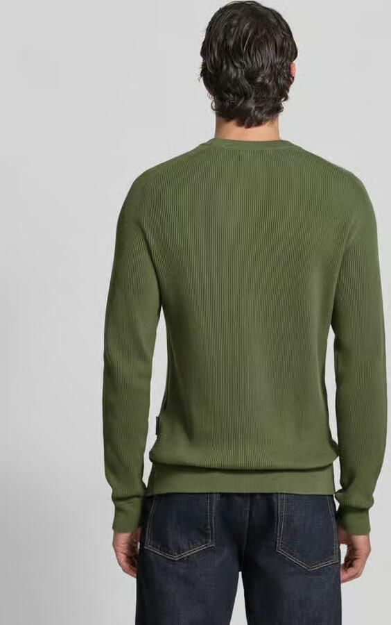 Casual friday Slim Fit trui in brei-look model 'Nordin' - Foto 2