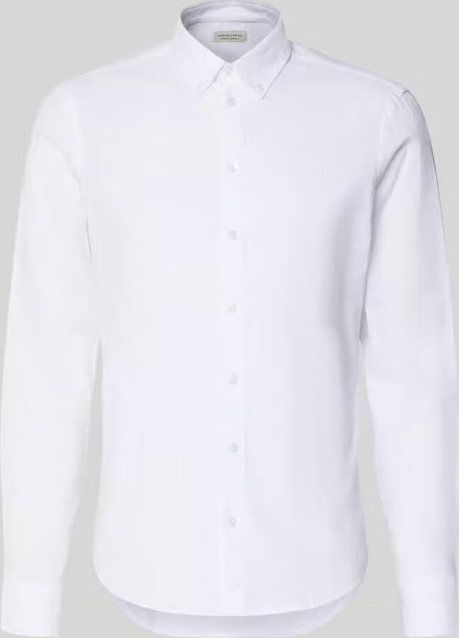 Casual friday slim fit vrijetijdsoverhemd met button-downkraag model 'Anton' - Foto 2