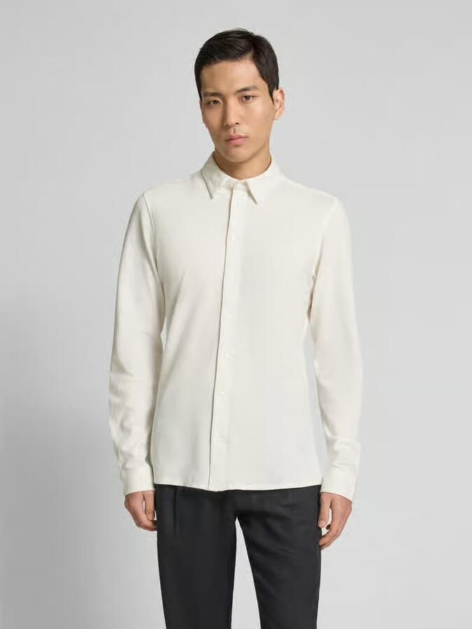 Casual friday Slim fit vrijetijdsoverhemd met kentkraag model 'ARTHUR' - Foto 3