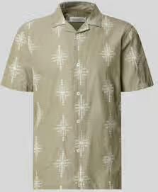 Casual friday slim fit vrijetijdsoverhemd met stitchings model 'LEOPOLD'
