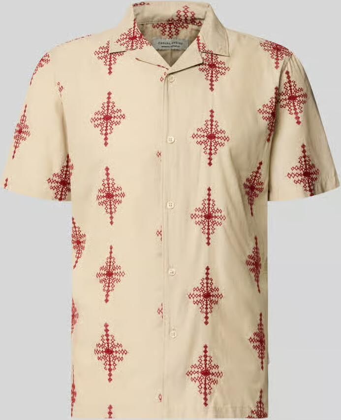 Casual friday slim fit vrijetijdsoverhemd met stitchings model 'LEOPOLD'