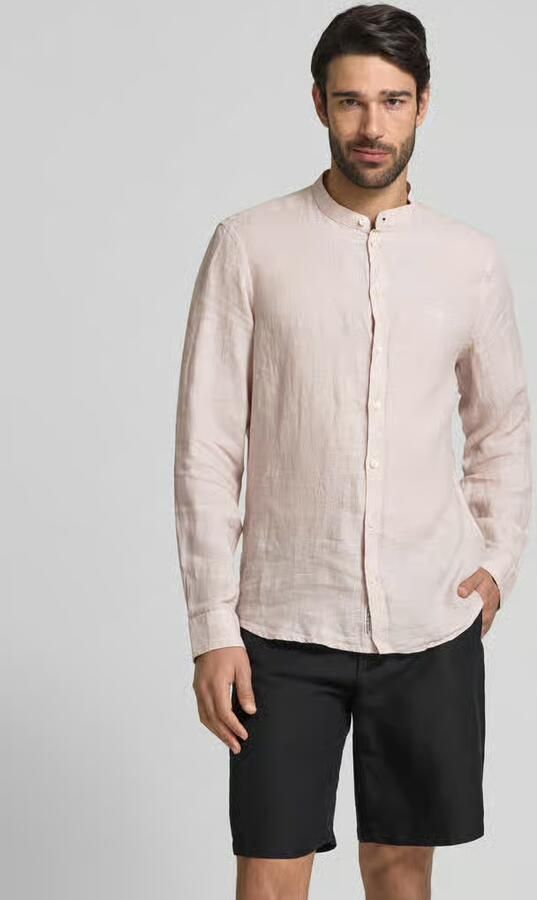 Casual friday Slim fit vrijetijdsoverhemd van linnen model 'Anton'