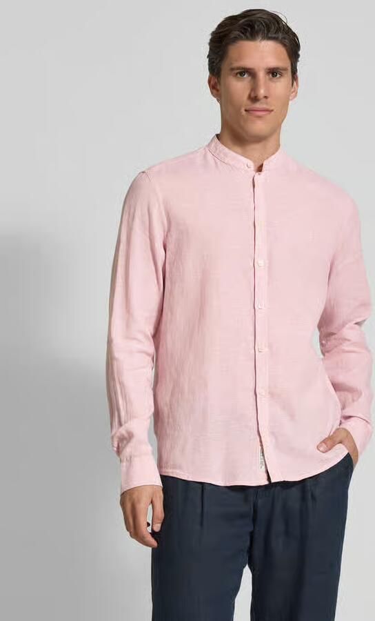 Casual friday Slim fit vrijetijdsoverhemd van linnen model 'Anton' - Foto 2