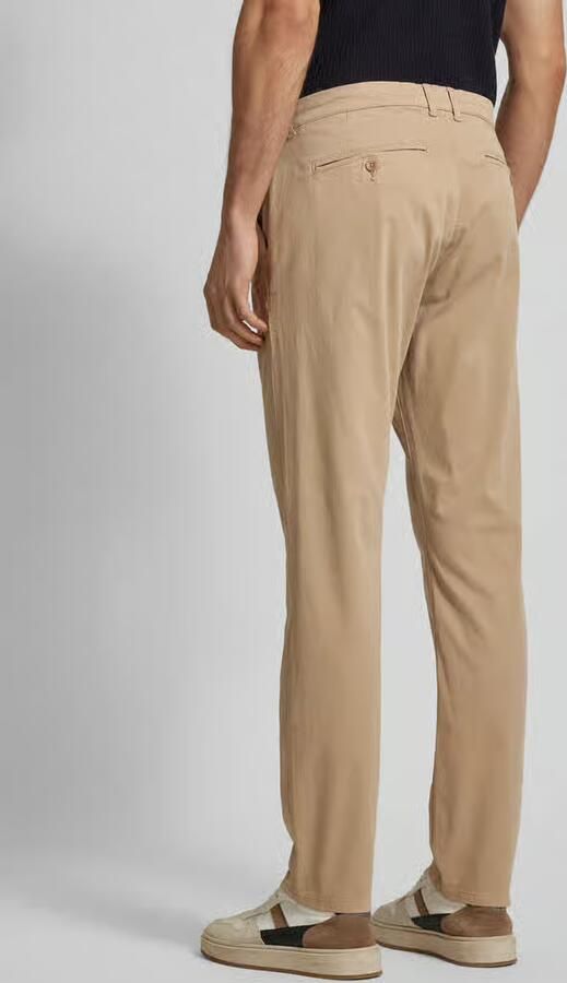 Casual friday Stoffen broek met Franse steekzakken
